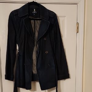 LOFT Women's Dark Wash Blue Jacket